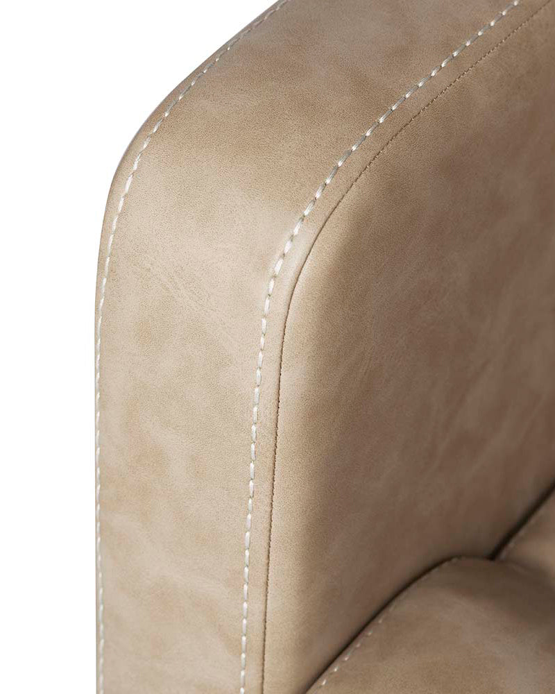 Club Sand - Beige washing unit - White basin